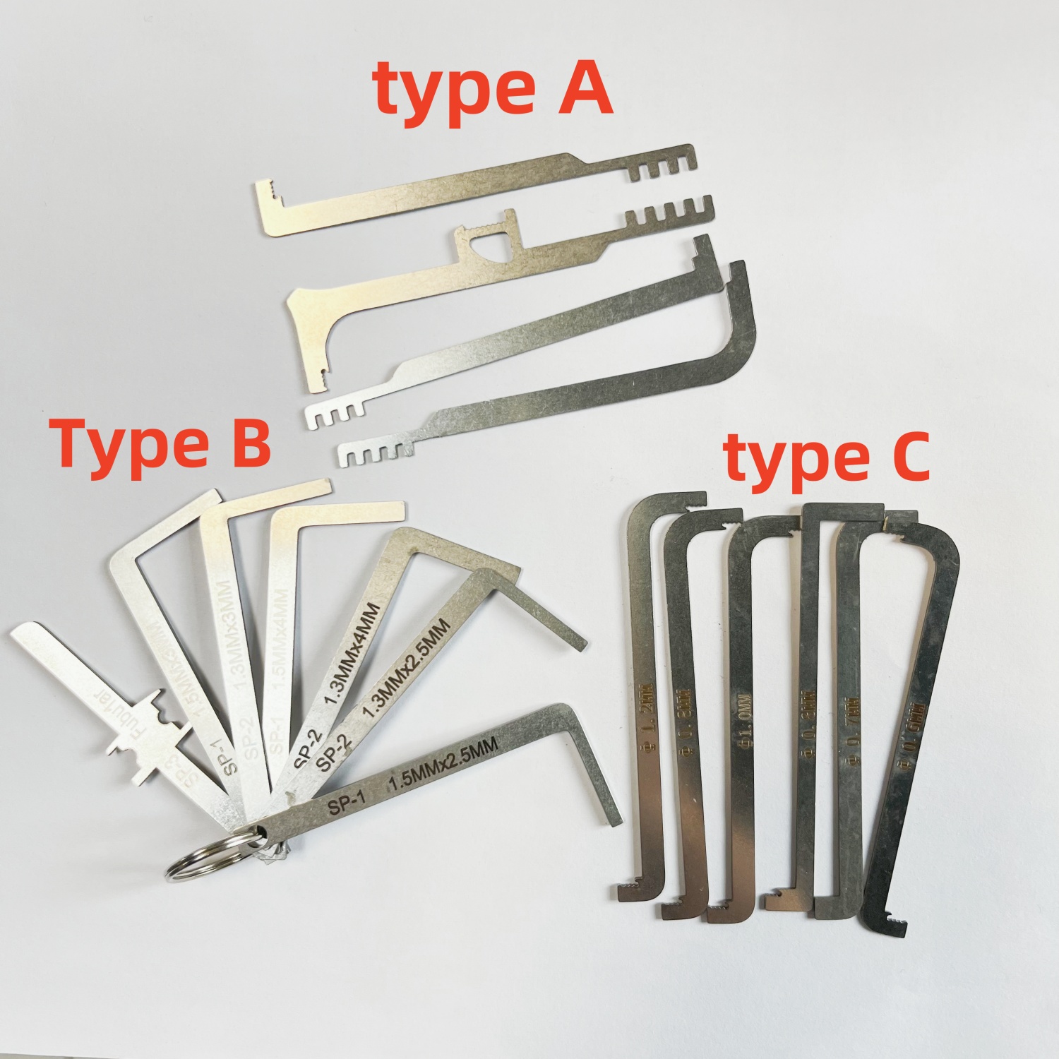 Wrench Set - أداة فتح الأقفال 6/7 قطع /
